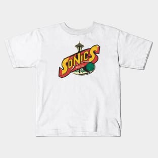 Seattle-Supersonics Kids T-Shirt